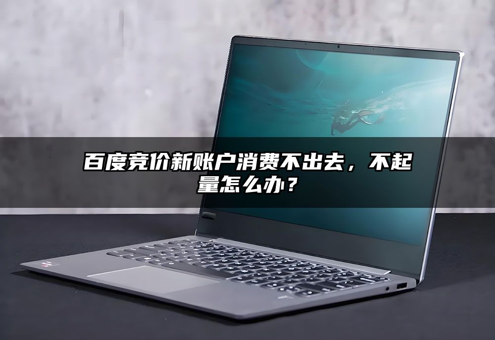 百度竞价新账户消费不出去,不起量怎么办?