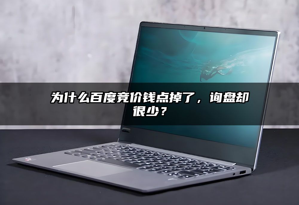 为什么百度竞价钱点掉了,询盘却很少?
